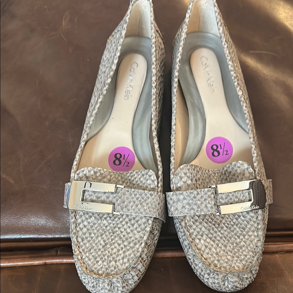 Calvin Klein Gray Loafers